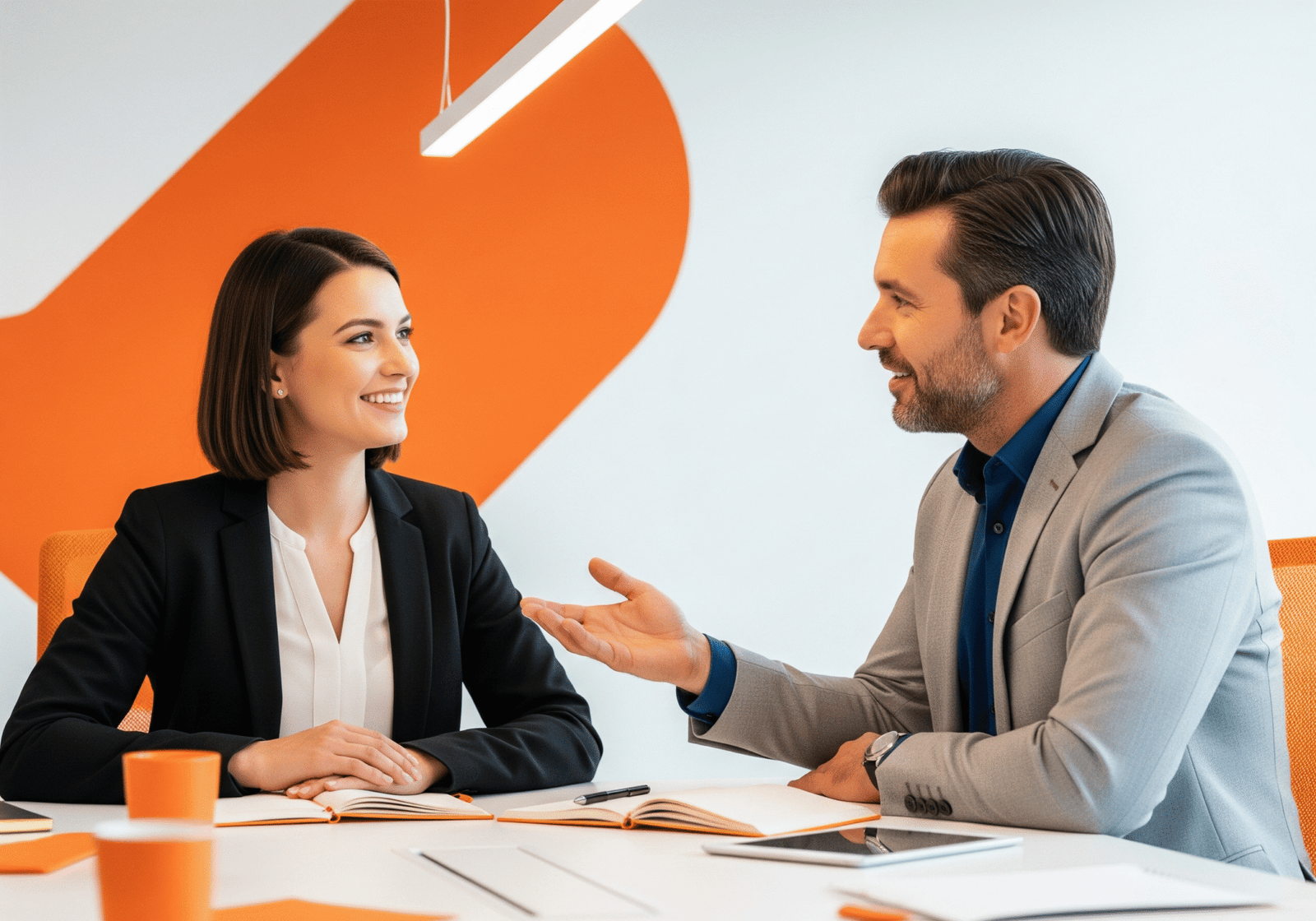 An employee benefiting from performance management through HR consultancy services