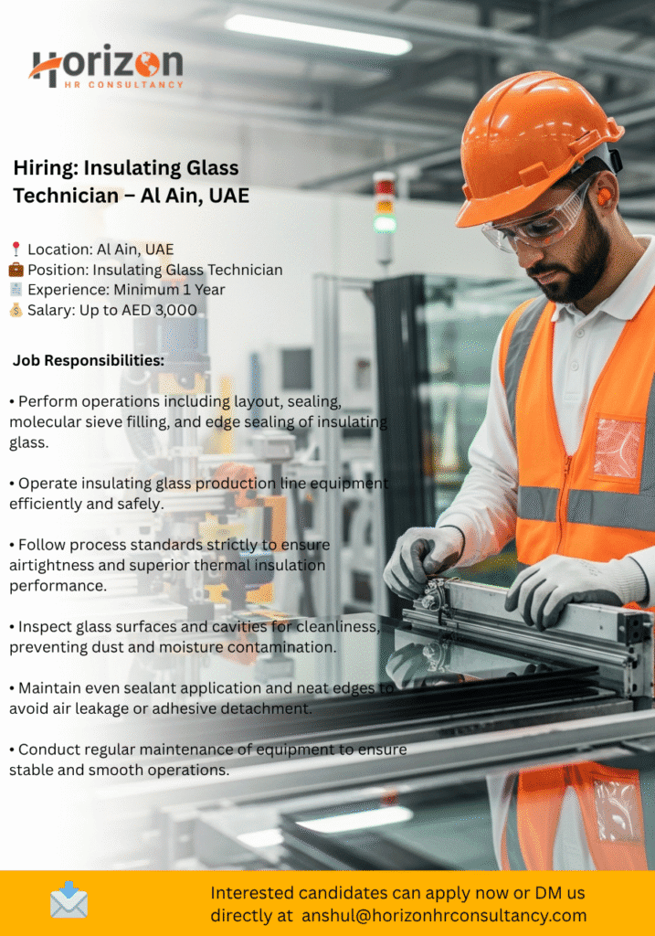 Insulating Glass Technician