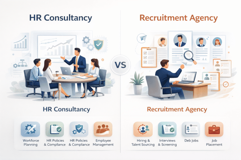 HR consultancy vs recruitment agencies